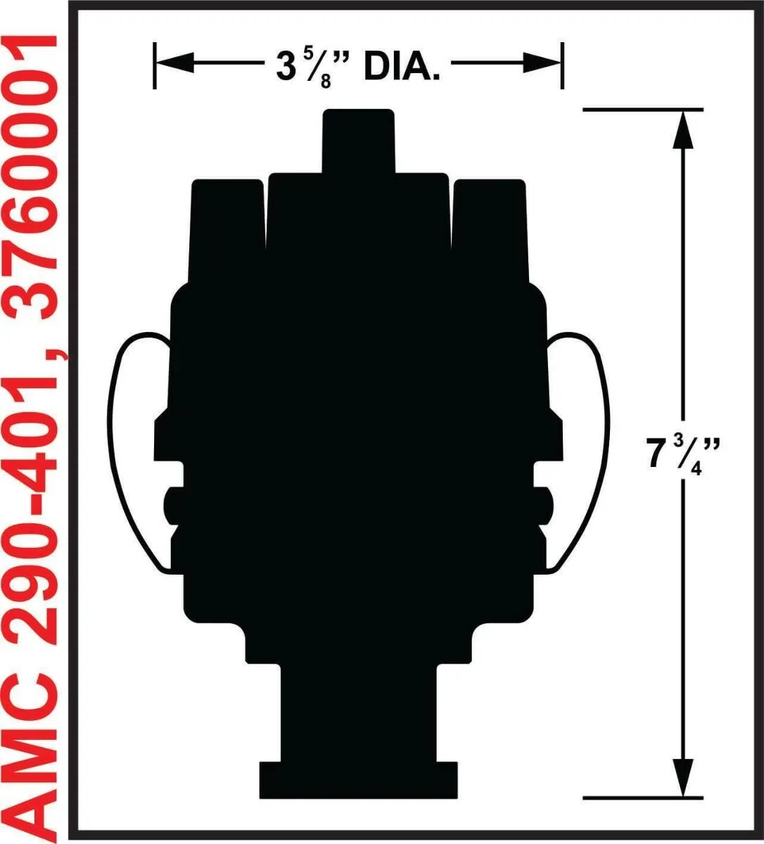Mallory Unilite Distributor - AMC 290 â€“ 401 engines - 3760001